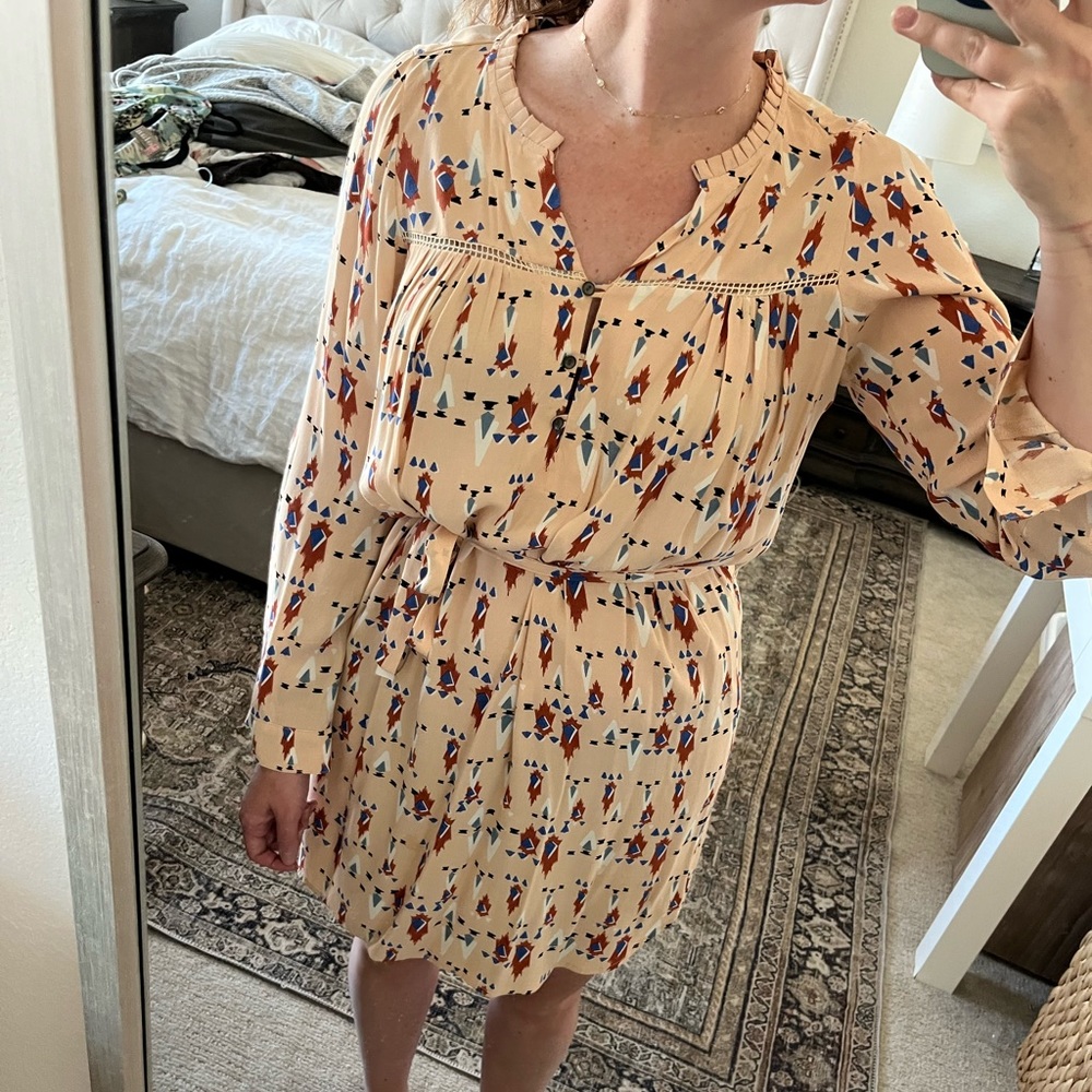 Dolan Left Coast Collection dress from Anthropologie. Size medium. I’m 5’10.
